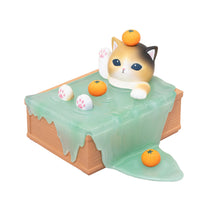 mofusand: colección de figuras gatitos a la hora del baño
