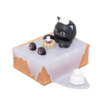 mofusand: colección de figuras gatitos a la hora del baño