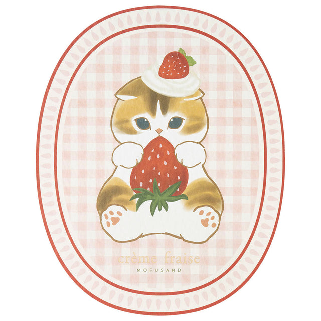 Postal troquelada mofusand MERCI STRAWBERRY