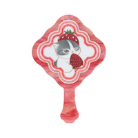 Espejo de mano mini mofusand rojo