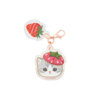 Mofusand: colgante acrílico mini Merci Strawberry