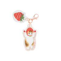 Mofusand: colgante acrílico mini Merci Strawberry