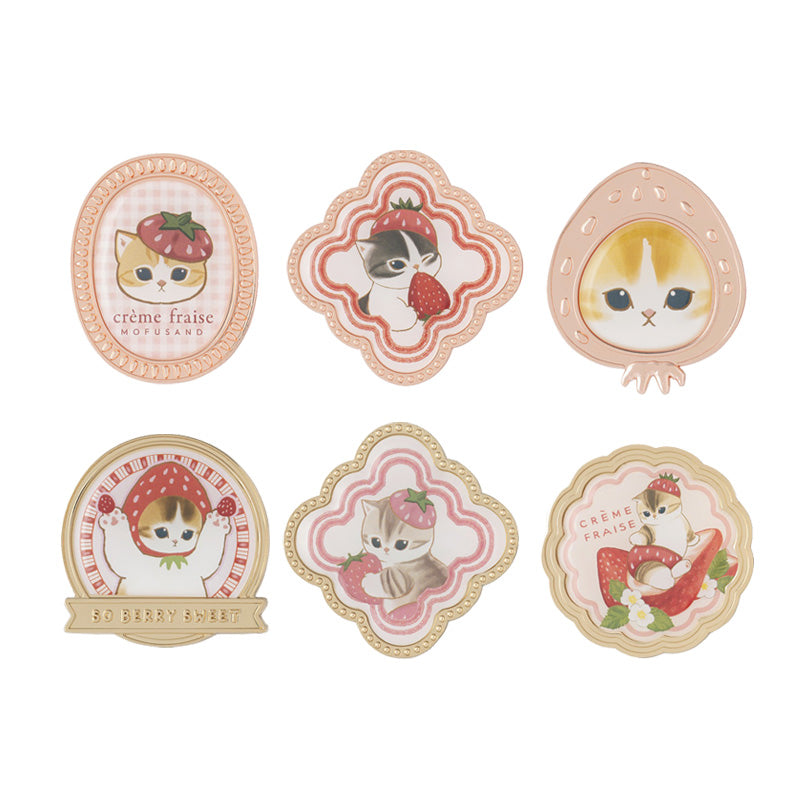 Pin metálico mini mofusand MERCI STRAWBERRY
