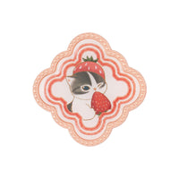 Pin metálico mini mofusand MERCI STRAWBERRY