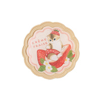 Pin metálico mini mofusand MERCI STRAWBERRY