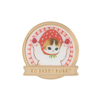 Pin metálico mini mofusand MERCI STRAWBERRY