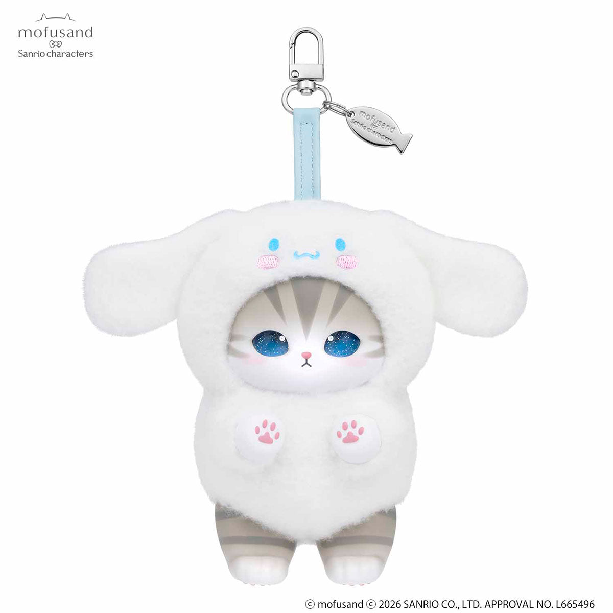 Peluche Kiramekko mofusand x Sanrio Characters (6 diseños)