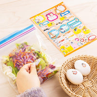 Mofusand: hoja de stickers para alimentos