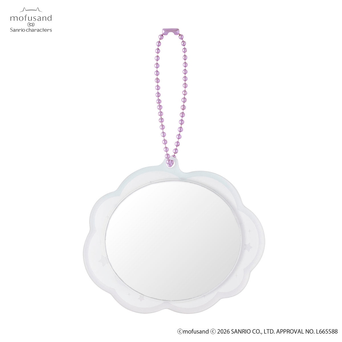 Llavero espejo mini de acrílico Mofusand x Sanrio