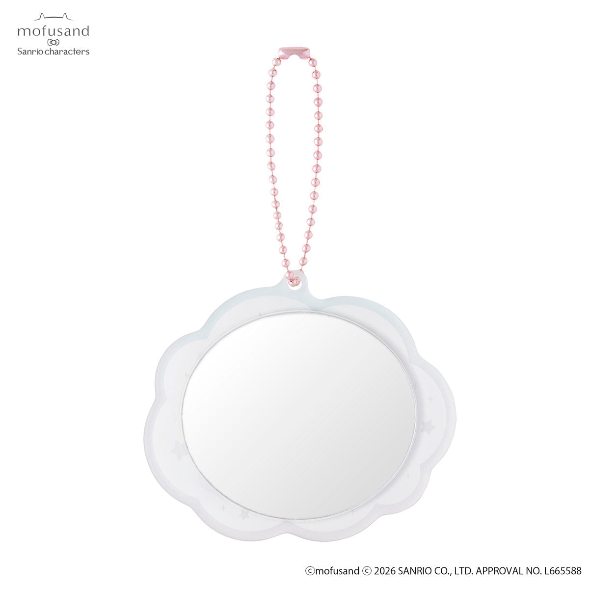 Llavero espejo mini de acrílico Mofusand x Sanrio