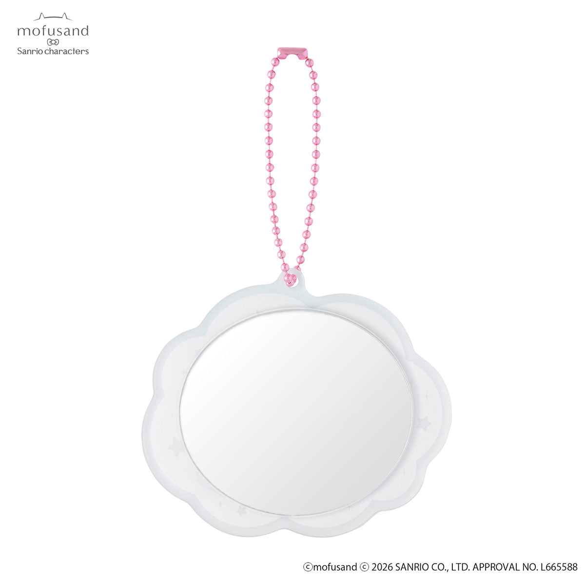 Llavero espejo mini de acrílico Mofusand x Sanrio
