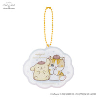 Llavero espejo mini de acrílico Mofusand x Sanrio