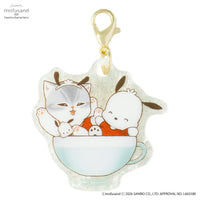 Charm acrílico marmoleado sorpresa Mofusand x Sanrio