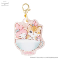 Charm acrílico marmoleado sorpresa Mofusand x Sanrio