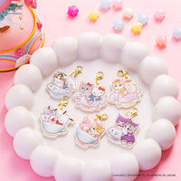 Charm acrílico marmoleado sorpresa Mofusand x Sanrio
