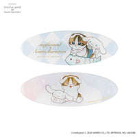 Set de 2 clips ovalados Mofusand x Cinnamoroll