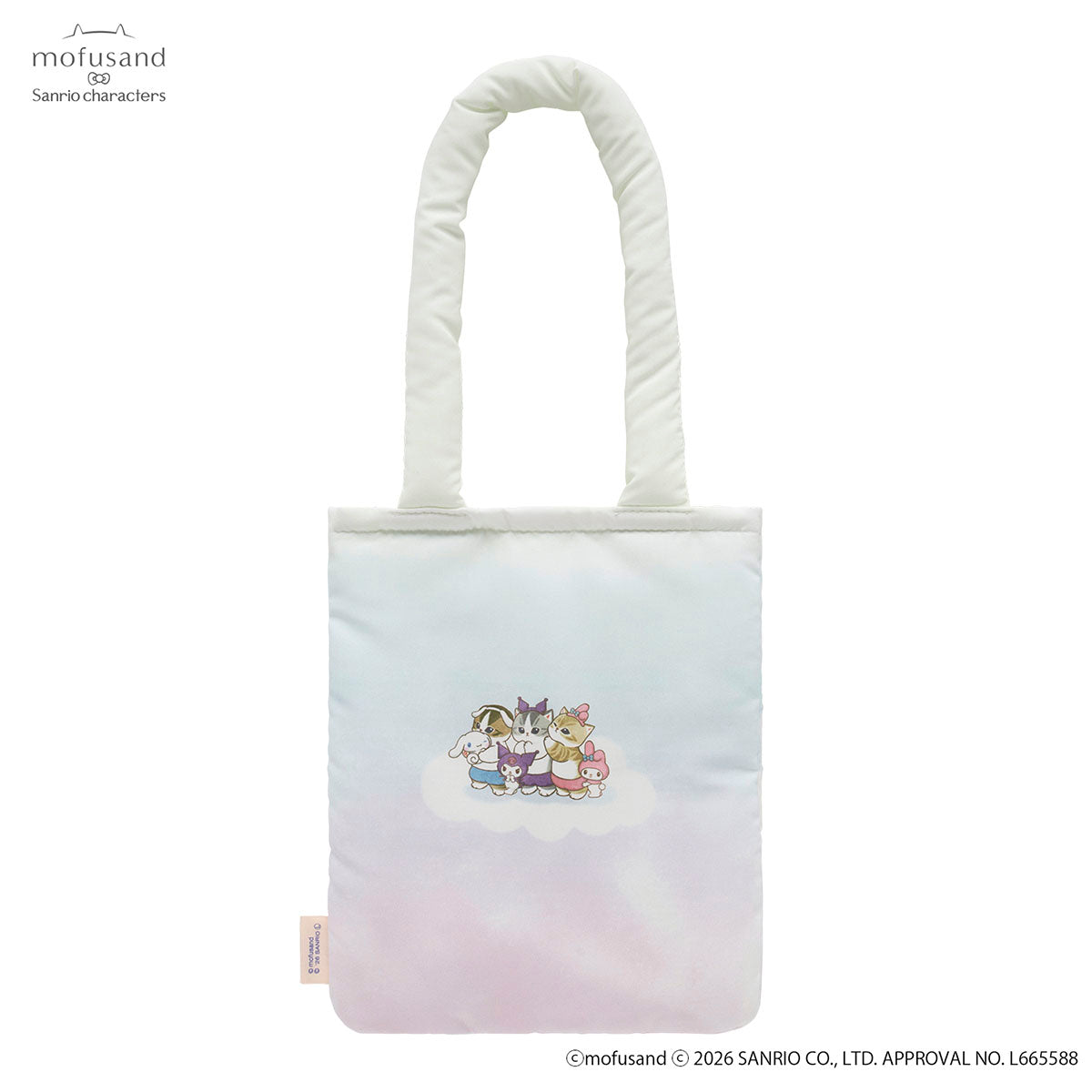 Bolso tote Mofusand x Sanrio Characters