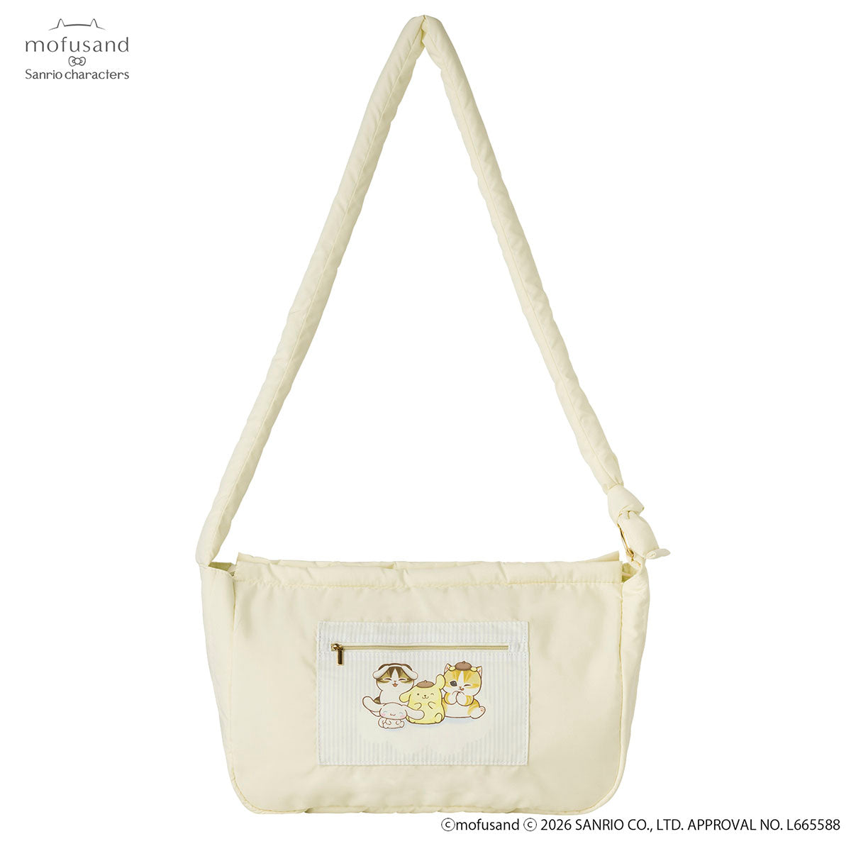Bolso acolchado Mofusand x Sanrio