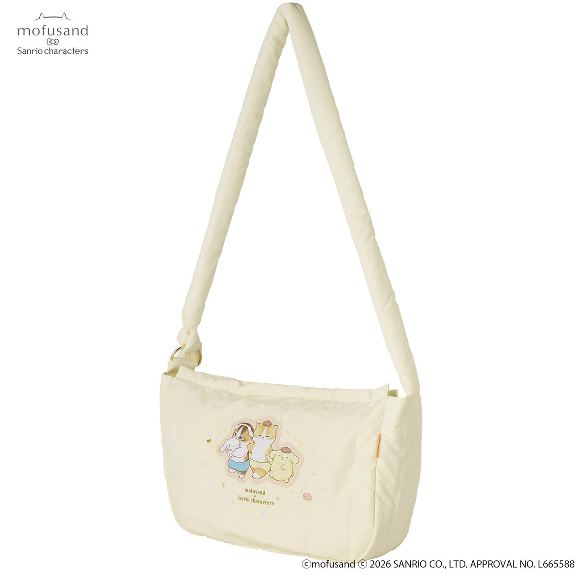 Bolso acolchado Mofusand x Sanrio
