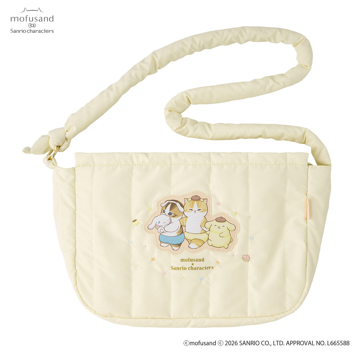 Bolso acolchado Mofusand x Sanrio