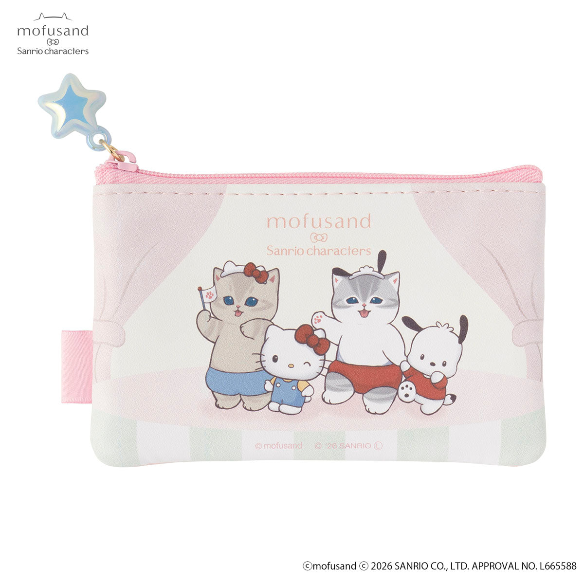 Set de 2 estuches Mofusand x personajes de Sanrio