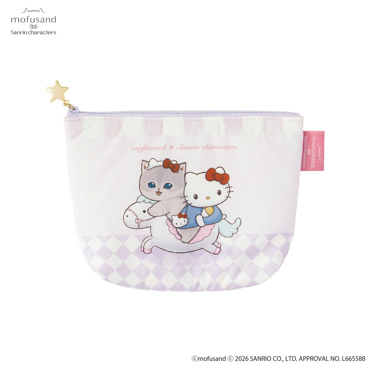 Estuche para pañuelos Mofusand x Sanrio Characters (Hello Kitty)