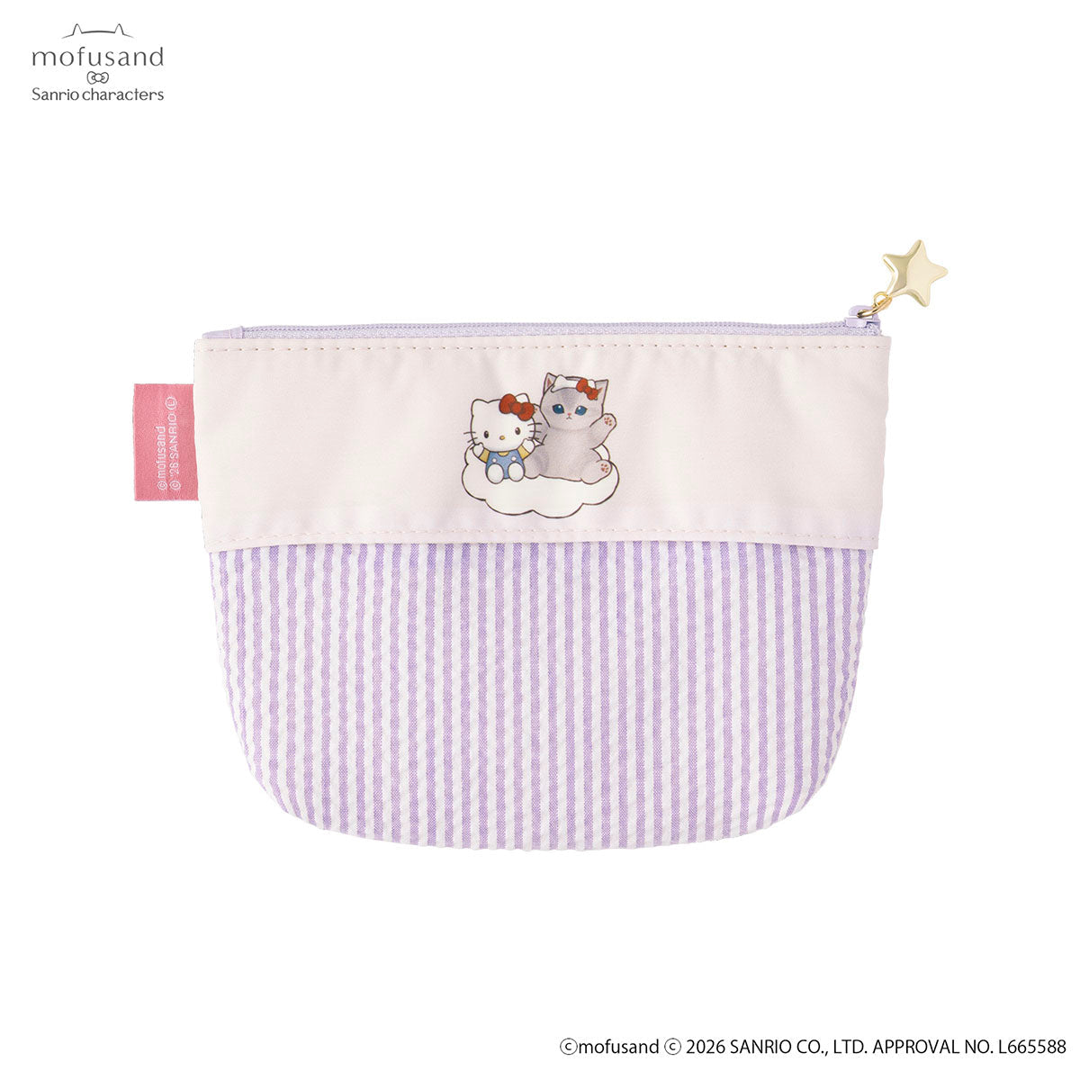 Estuche para pañuelos Mofusand x Sanrio Characters (Hello Kitty)