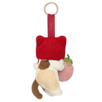 Llavero de peluche Mofusand MERCI STRAWBERRY