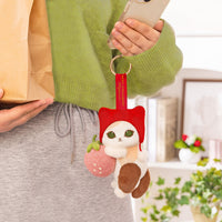 Llavero de peluche Mofusand MERCI STRAWBERRY