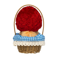 mofusand MERCI STRAWBERRY: peluche en canasto