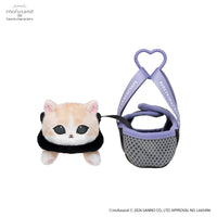 Peluche de gatito mofusand con bolso de Kuromi