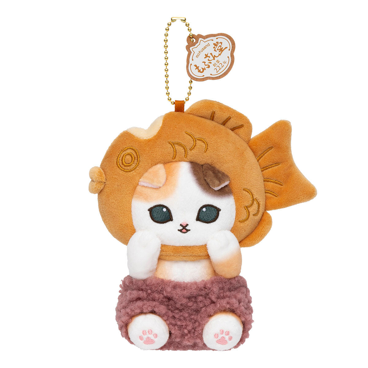 Llavero de gato taiyaki Mofusand