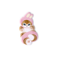 Sticker grande Mofusand de gatito conejo