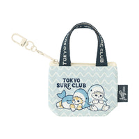 Llavero mini bolso mofusand de gatos tiburón