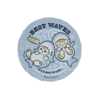 Sticker Mofusand Best Waves: gatito tiburón