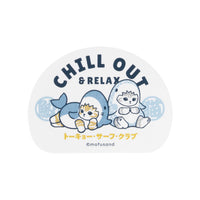 Sticker Mofusand Tiburón para celular (Chill Out)