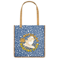 Bolso tote plano con flecos Mofusand BOARD SHARK!
