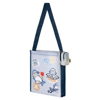 mofusand: mini mochila con bolsa reutilizable blanca