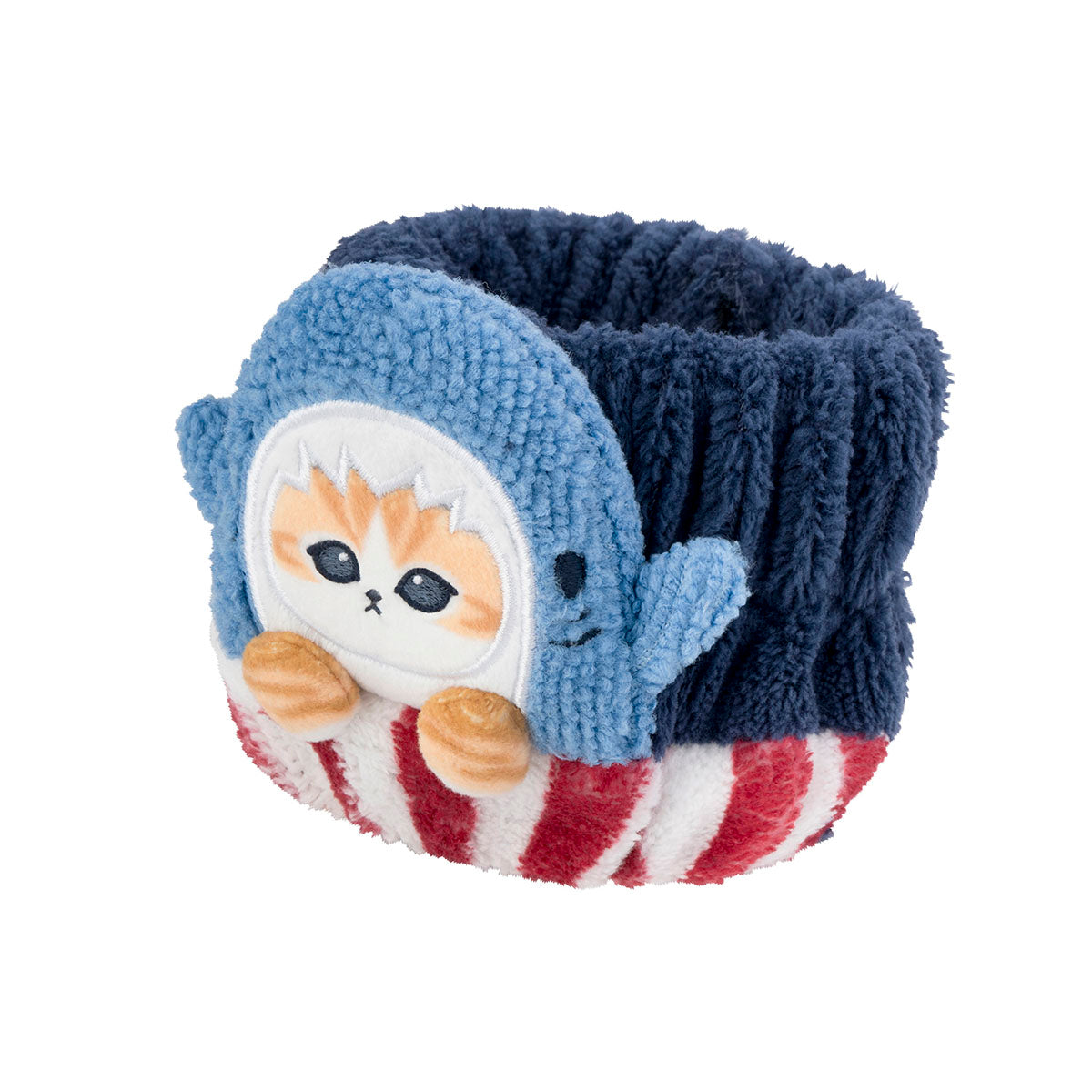 Muñequeras Mofusand de gatitos tiburón