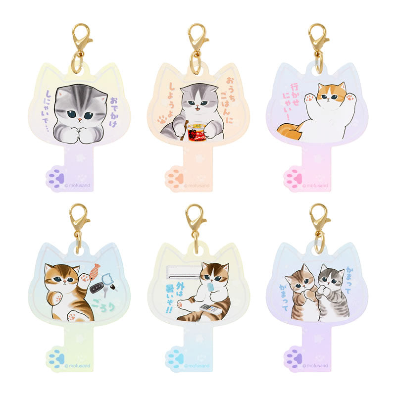 Charm acrílico con forma de llave mofusand (6 diseños)
