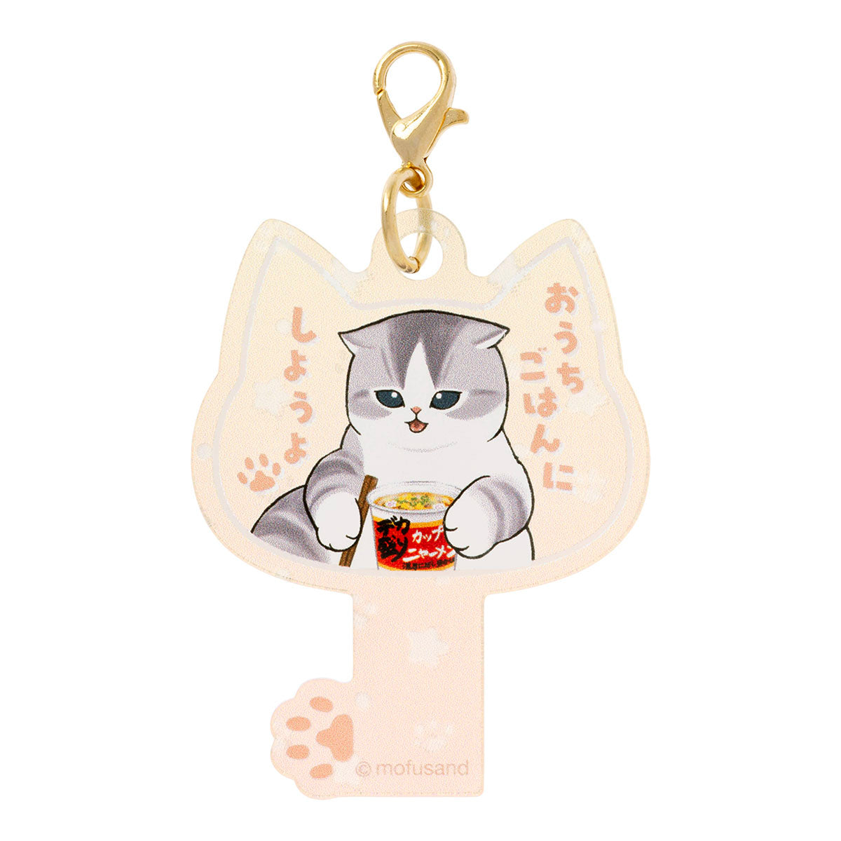 Charm acrílico con forma de llave mofusand (6 diseños)