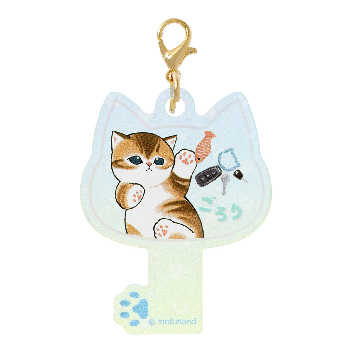 Charm acrílico con forma de llave mofusand (6 diseños)