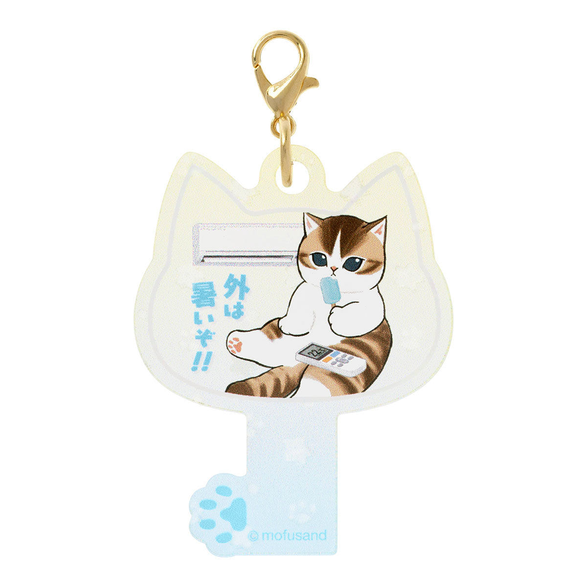 Charm acrílico con forma de llave mofusand (6 diseños)