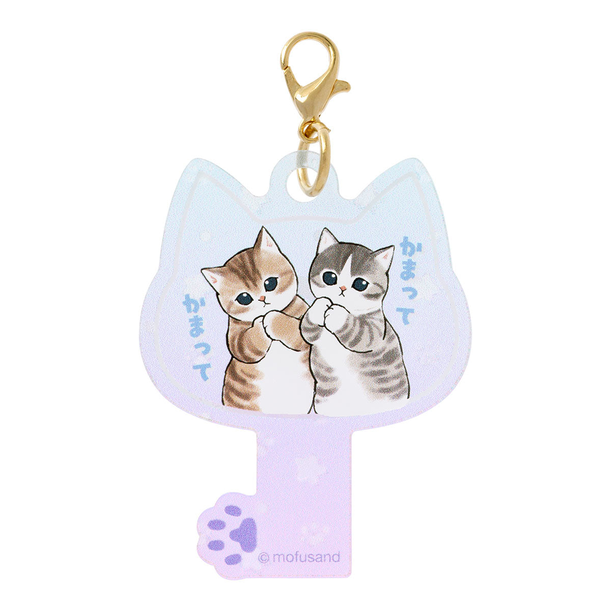 Charm acrílico con forma de llave mofusand (6 diseños)