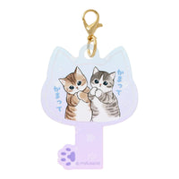 Charm acrílico con forma de llave mofusand (6 diseños)