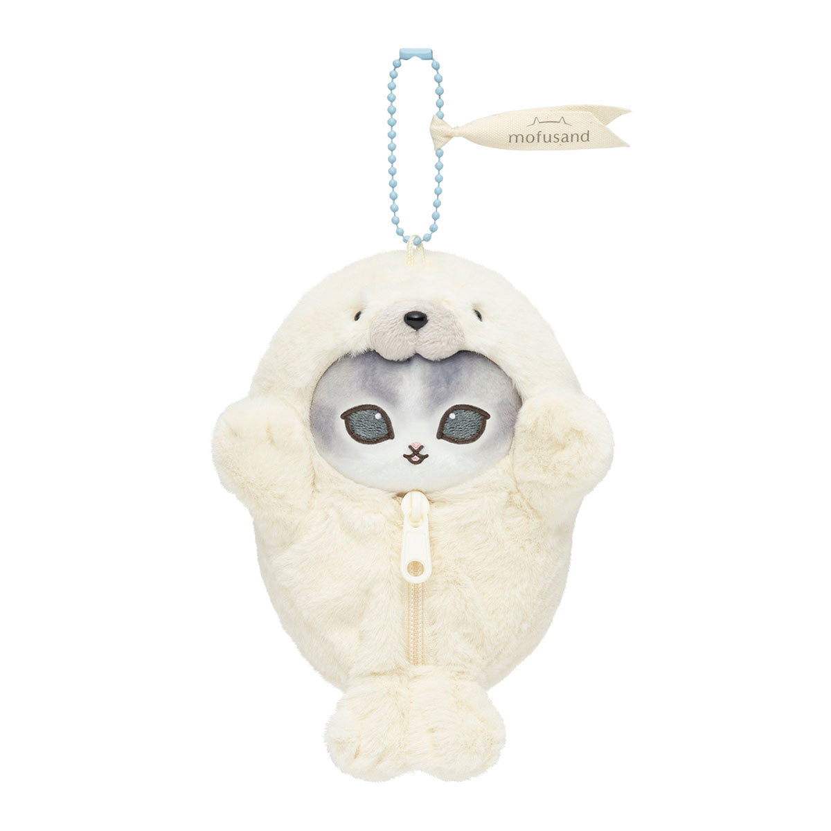 Peluche Mofusand de gatito foca moteada