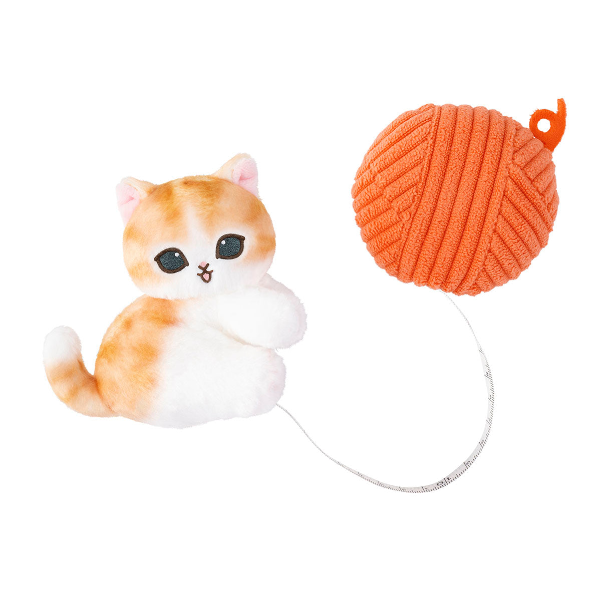 Cinta métrica con peluche Mofusand (roja)