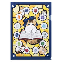 Carpeta A4 Mofusand con foil y gato joya