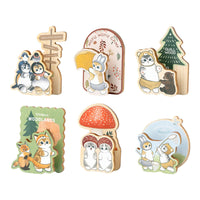 Clips de madera Mofusand Woodland (6 diseños)
