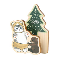 Clips de madera Mofusand Woodland (6 diseños)